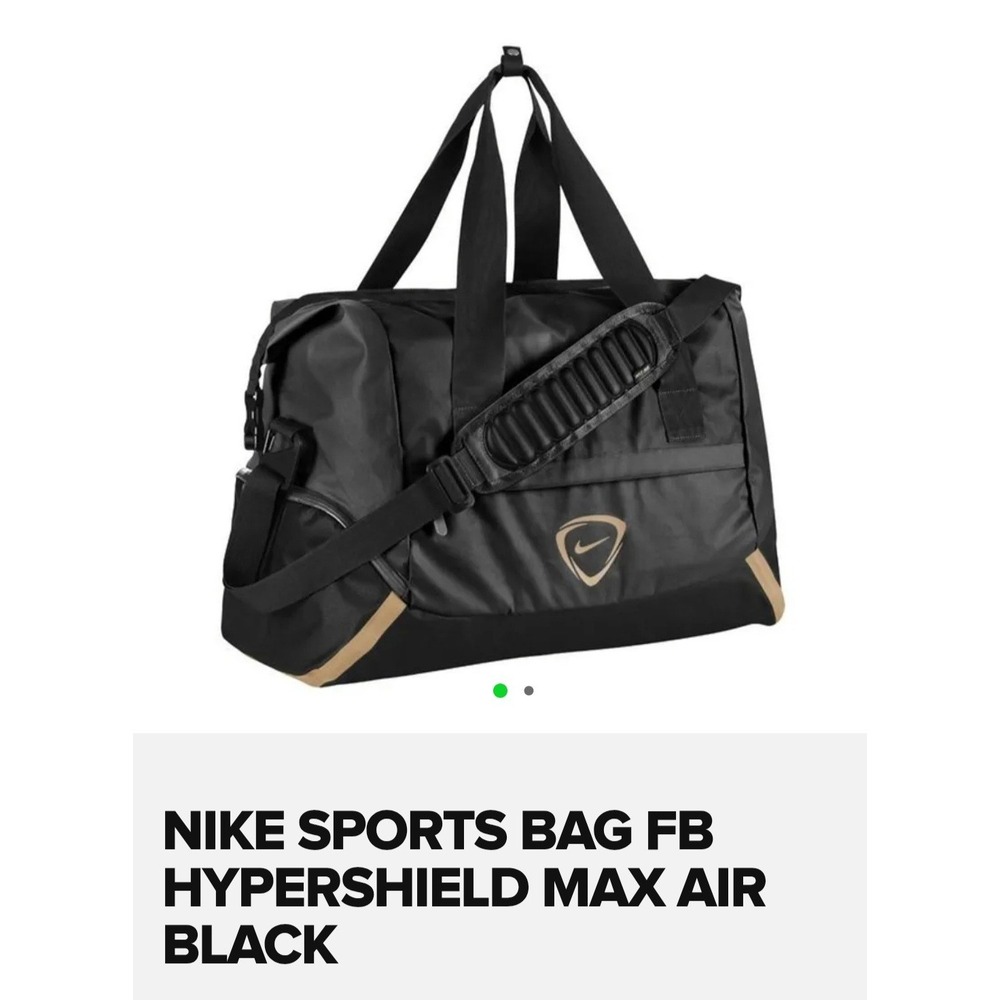Nike Sports Duffel Bag Max Air Team Black & Gold